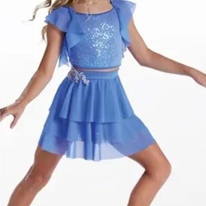 Weissman Blue Lyrical Costume